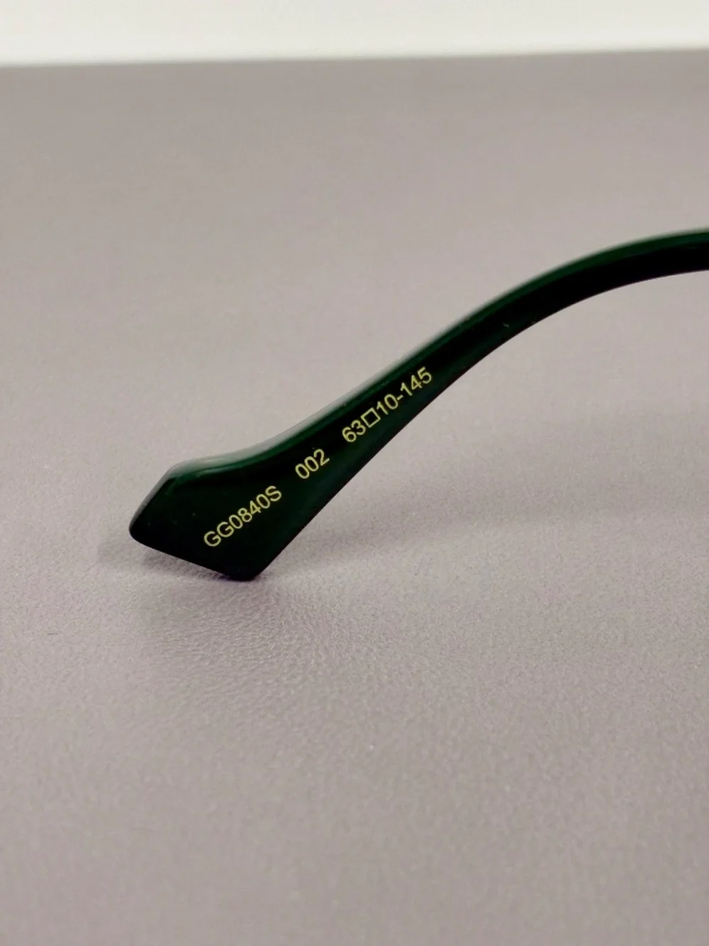 Gucci Square Aviator Sunglasses for Men Gold/Green